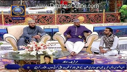 Watch Umer Sharif Crying On Amjad Sabri Death In Live Show