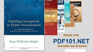 Fighting Corruption in Public Procurement A Comparative Analysis of Disqualification or Debarment Me