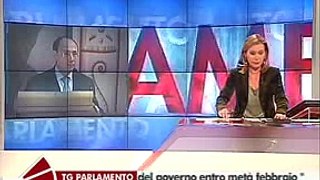 Anna Cinzia Bonfrisco a TG Parlamento - Rai1 [27/01/2012]