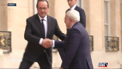 Download Video: Diplomatie: le ministre iranien des Affaires étrangères en visite à Paris