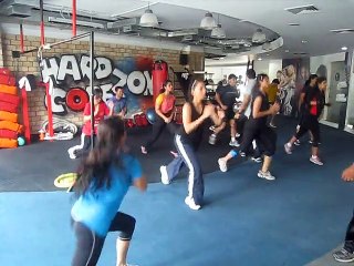 High Intensity Interval class in progress at 360 Degree Fitness