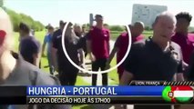 Cristiano Ronaldo jette le micro d'un journaliste portugais