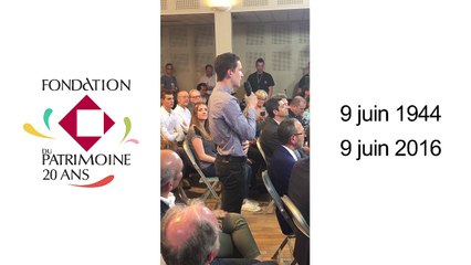 François Hollande, président de la République, met à l'honneur la Fondation du patrimoine