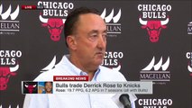 Gar Forman, le GM des Chicago Bulls, s'explique sur le trade de Derrick Rose