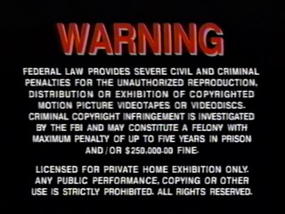 Opening to my 2005 reprint vhs of The Lord of the rings the two towers