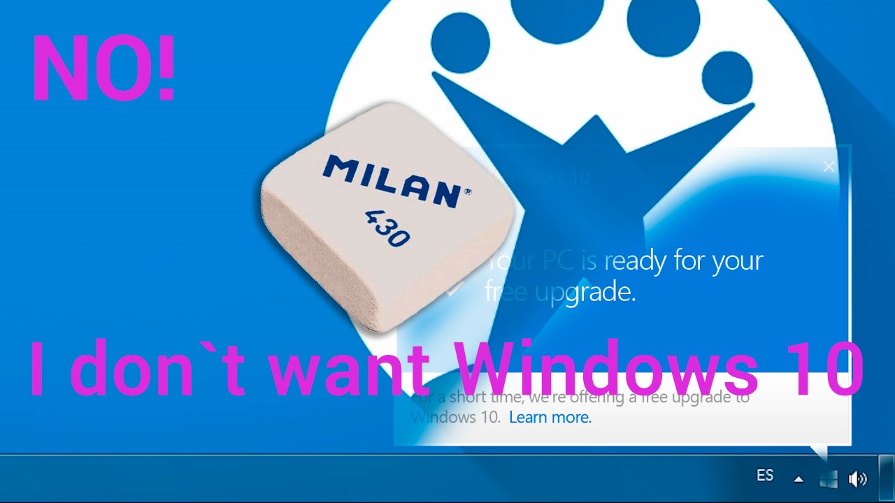 How to remove the Windows 10 update button