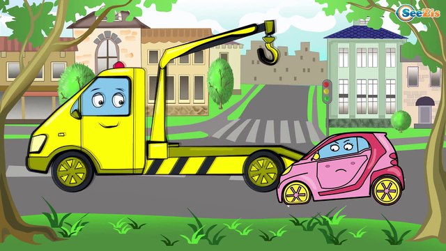 Эвакуатор и Монстр Трак, Грузовик и Экскаватор, Автосервис и Гонки - Мультики про машинки для детей