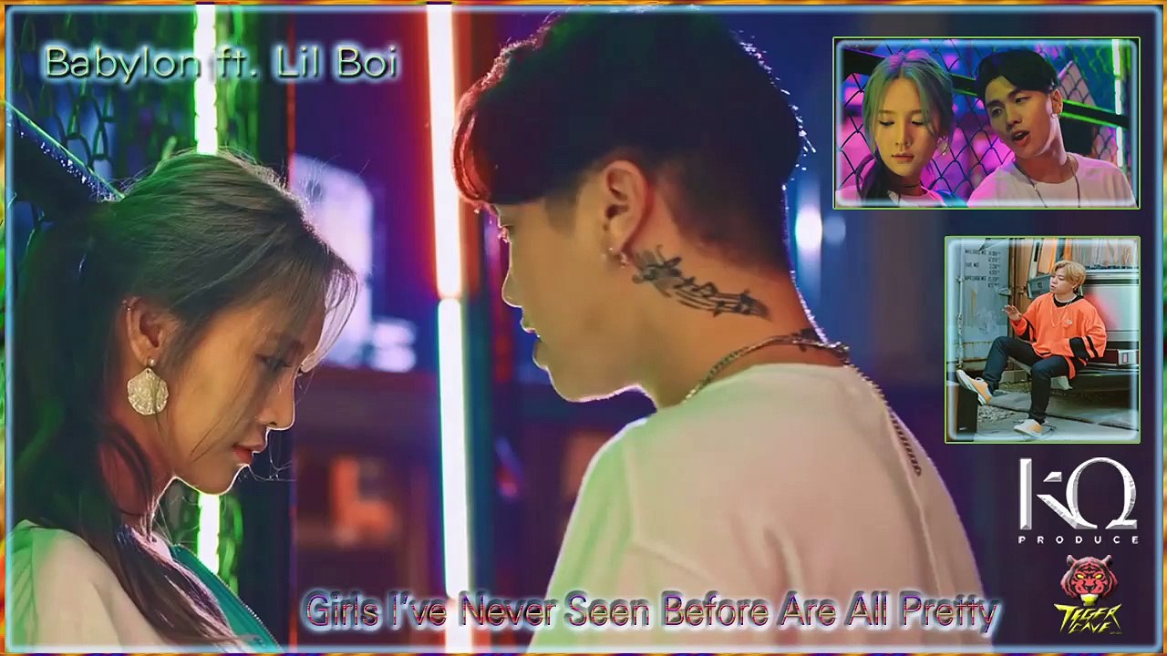Babylon ft. Lil Boi - Girls I’ve Never Seen Before Are All Pretty MV HD k-pop [german Sub]