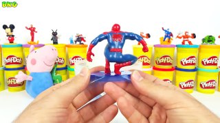 Peppa Pig Spiderman PLAY DOH Giant Surprise Egg The Good Dinosaur FROZEN Paw Patrol TOYS