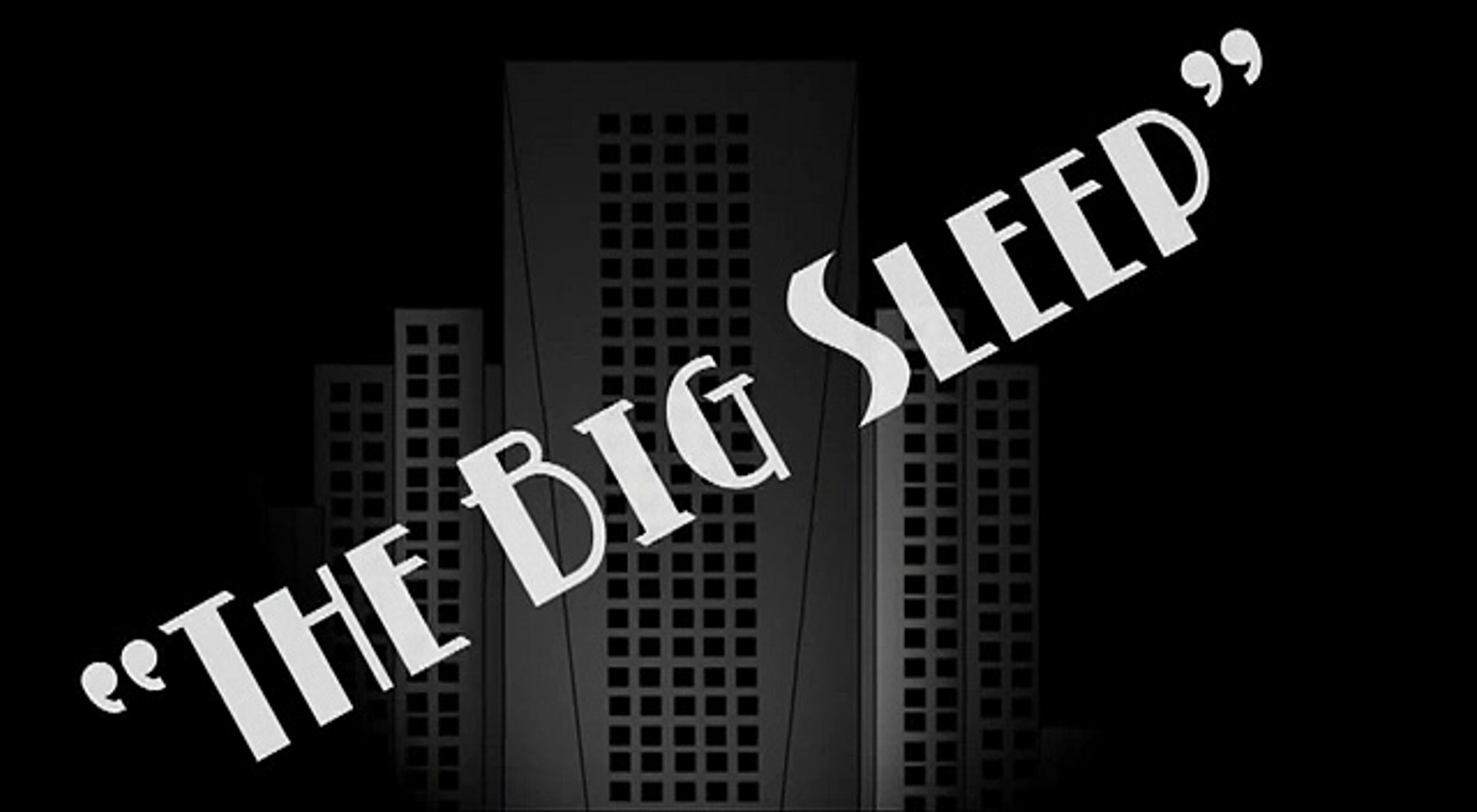 Film Noir animation (the big sleep)