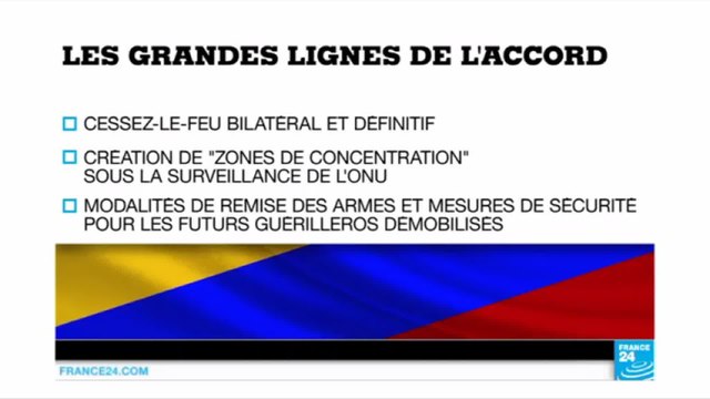 COLOMBIE - Historique ! Un accord de paix doit être signé entre le gouvernement et les FARC