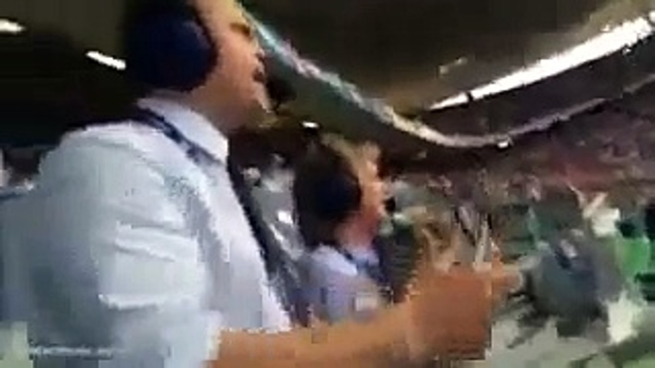 un jounaliste islandais fou à l'Euro 2016