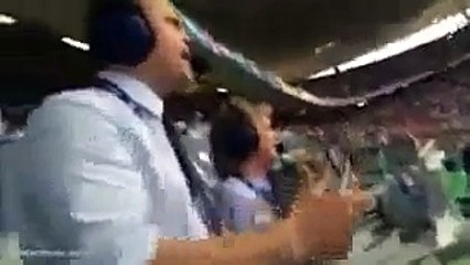 un jounaliste islandais fou à l'Euro 2016