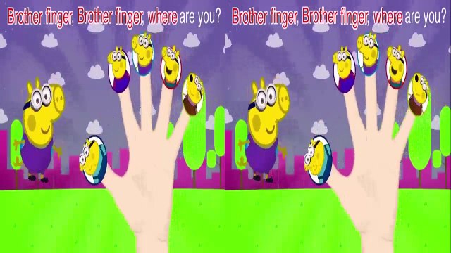Peppa Pig Dog Finger Family - Nursery Rhymes Lyrics and More - emi tv finger family
