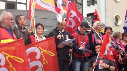 Discours de l'intersyndicale