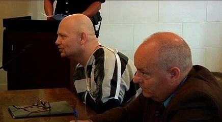 Man sentenced to 40 years throws feces in court