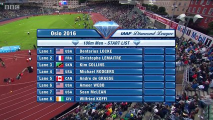 100m H, DL Oslo, 9 juin 2016 (Lemaitre)