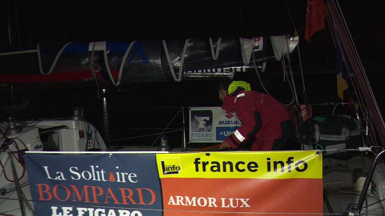 Solitaire Bompard Le Figaro - Arrivée à Cowes  ERWAN TABARLY - PREMIER