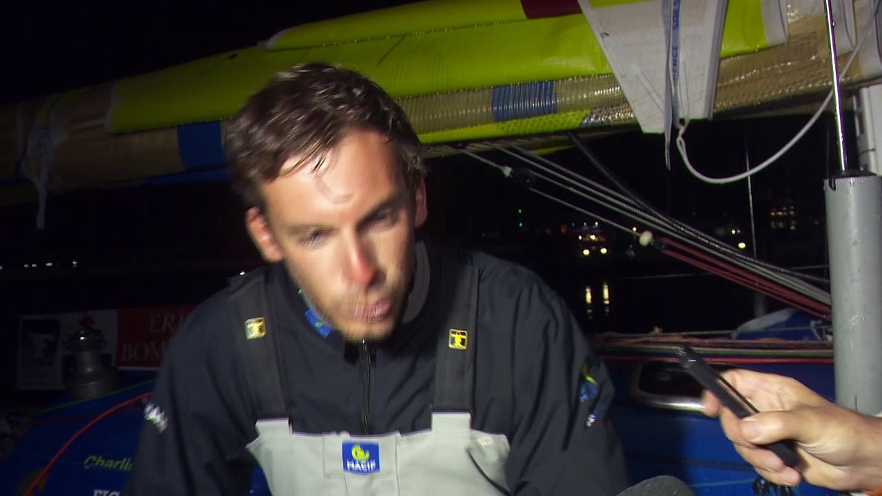 Solitaire Bompard Le Figaro - Arrivée à Cowes  CHARLIE DALIN -TROISIEME