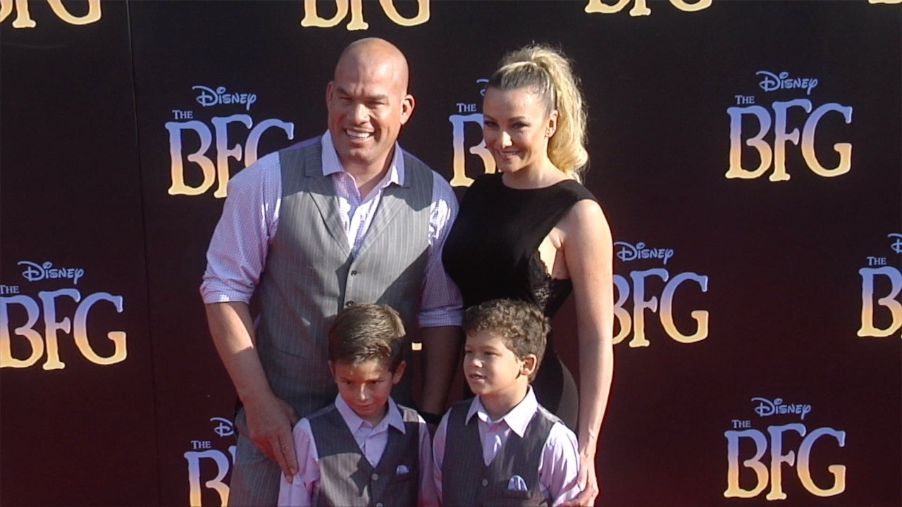 Tito Ortiz & Amber Nichole Miller "The BFG" Premiere Red Carpet