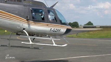 Électricité : Inspection des lignes par hélicoptère (Vendée)