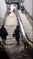 Inondations spectaculaires dans une station de métro de Washington