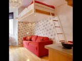 Small 21 Square Meter Red Apartment Design