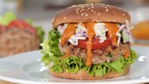 Upgrade Your Grill Out With These Buffalo Blue Cheese Turkey Burgers
