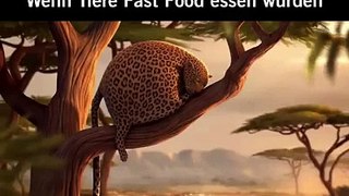 Wenn tiere Fast Food essen würden