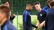 Ludovic Blas en préparation de l'Euro avec l'Équipe de France U19