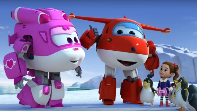 Супер Крылья - Джетт и его друзья - Парад пингвинов - Мультики про самолетики-трансформеры