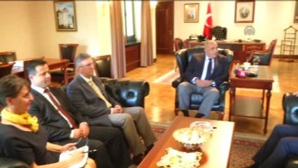 Başbakan Yardımcısı Türkeş'in Kabulü