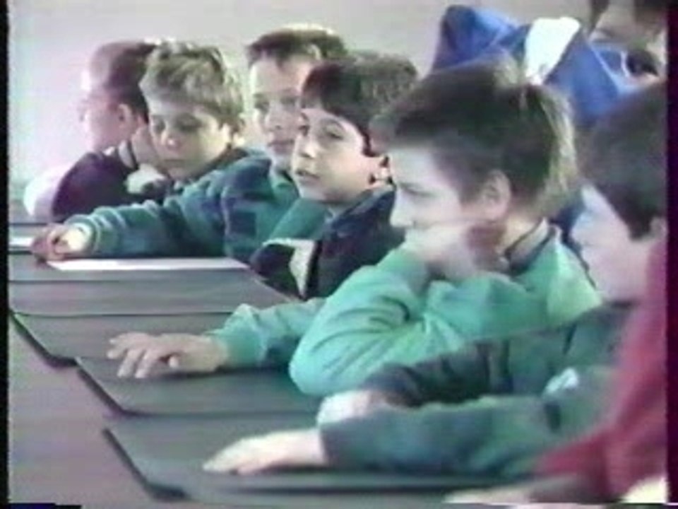 Joël Sérafini au conseil municipal d'enfants en 1989