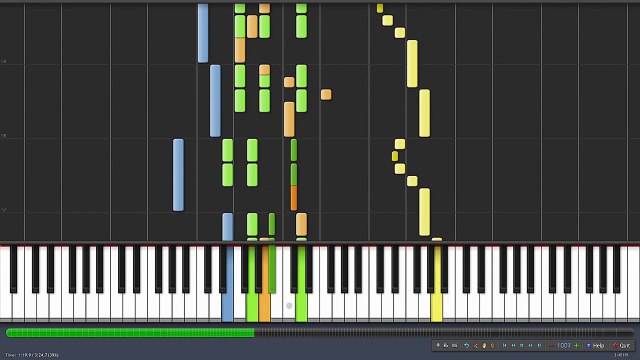 Merry-Go-Round of Life - Howl's Moving Castle DUET [Piano Tutorial] (Synthesia)