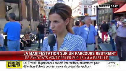 EN DIRECT - Loi travail: 85 personnes ont été interpellées en amont de la manifestation parisienne