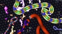 Slither.io Funny INVISIBLE Trolling Mod Shortest Vs Longest Snake In Slitherio!