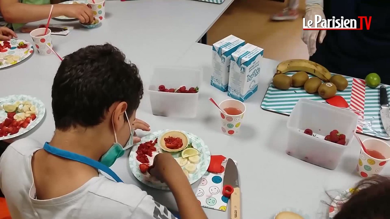 Margency : des enfants malades en cuisine avec Vincent Meslin de "Top chef"