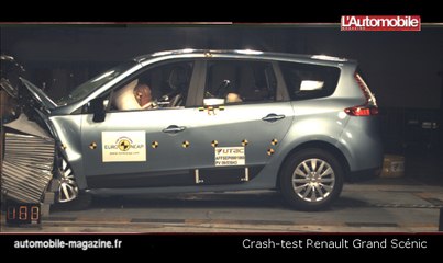 La Renault Grand Scénic au crash-test EuroNCAP