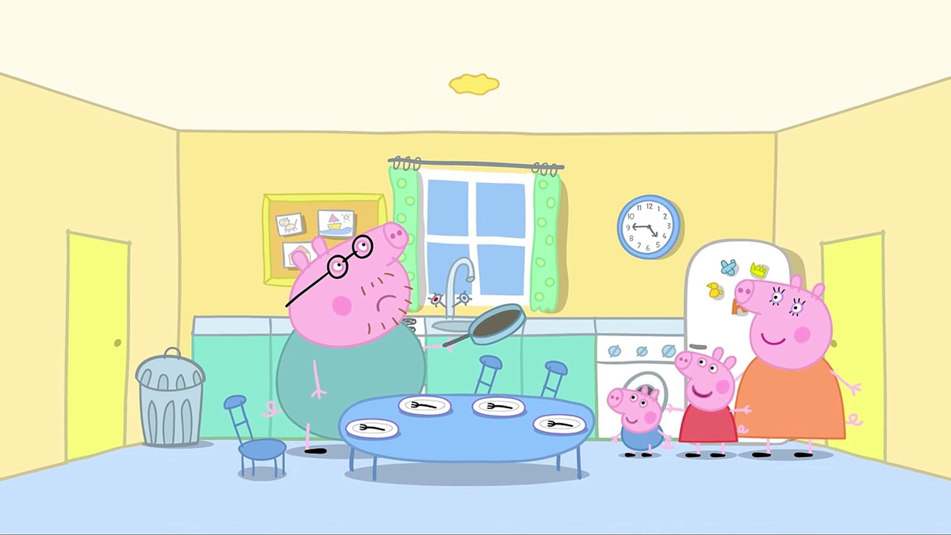 Peppa Pig Daddy Pig S Pancake Clip Dailymotion Video