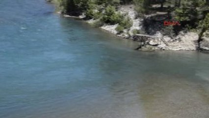 Antalya Köprülü Kanyon'da Hes Eylemi