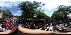 Au-dessus de la manifestation du 23 juin 2016 en 360°