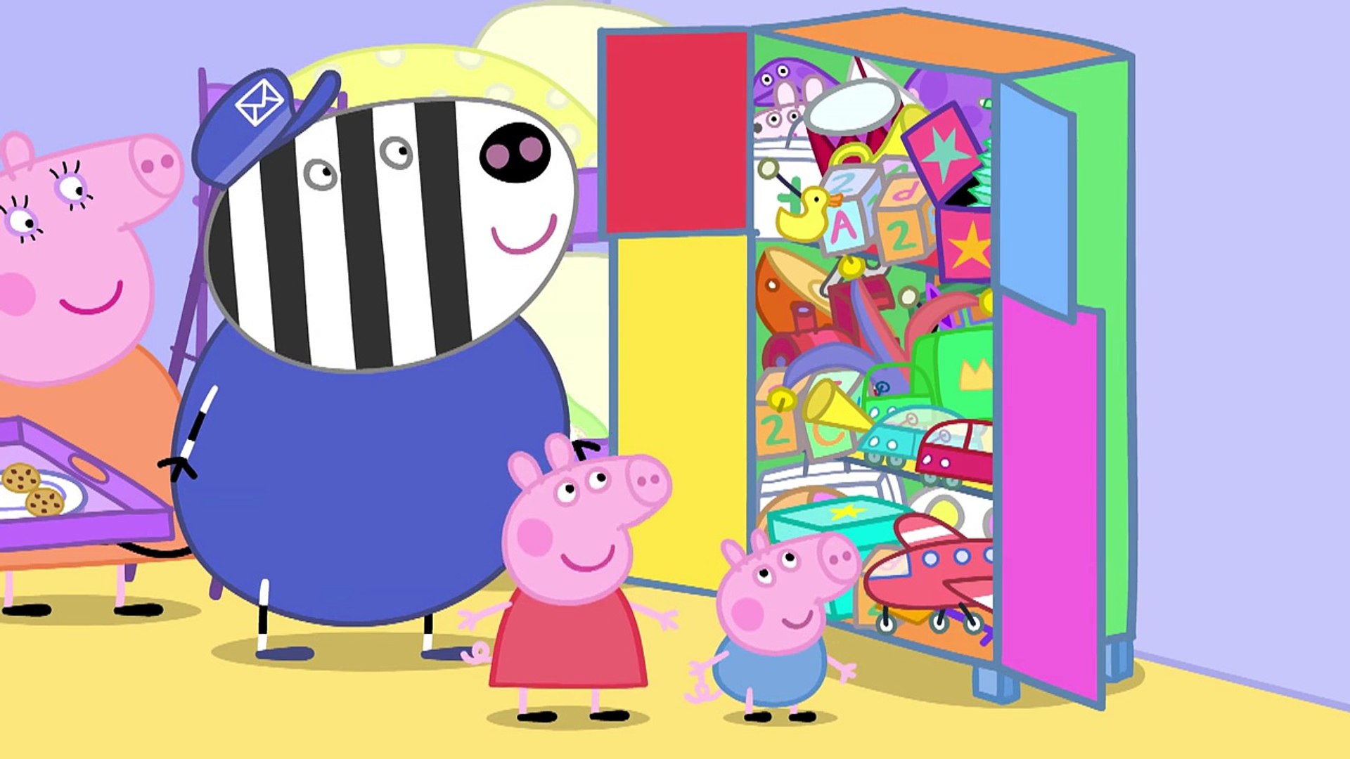 Peppa Pig Meet The Zebra Family Dailymotion Video