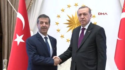 Cumhurbaşkanı Erdoğan KKTC Dışişleri Bakanı Ertuğruloğlu'nu Kabul Etti