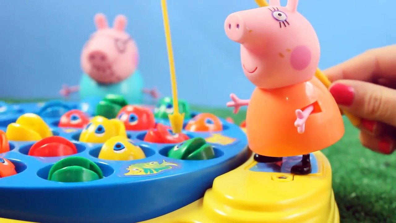 Peppa Pig en Español Peppa y George se van de pesca Peppa  Pig Capitulos en español