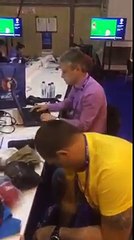 Грустный Стогниенко после матча Россия - Уэльс (Евро-2016)