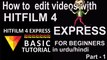 Hitfilm 4 express -basic Tutorials for beginners-in urdu hindi part 2