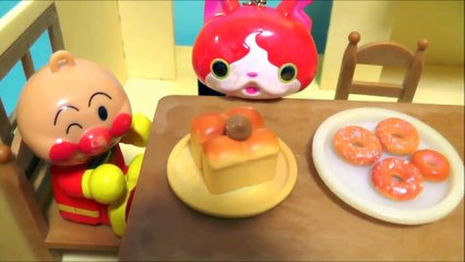 アンパンマン おもちゃ パーティーごっこ お誕生日 ジバニャン あかちゃんまん シルバニアファミリーたんぽぽおねえさん