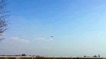 Wizzair Airbus A320 landing at runway 29 EPWR, lądowanie we Wrocławiu
