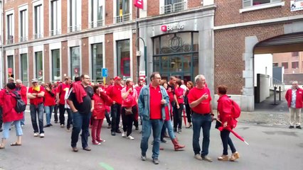 La FGTB dans les rues de Verviers