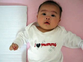 Baby niece babbling   29 Aug 2009